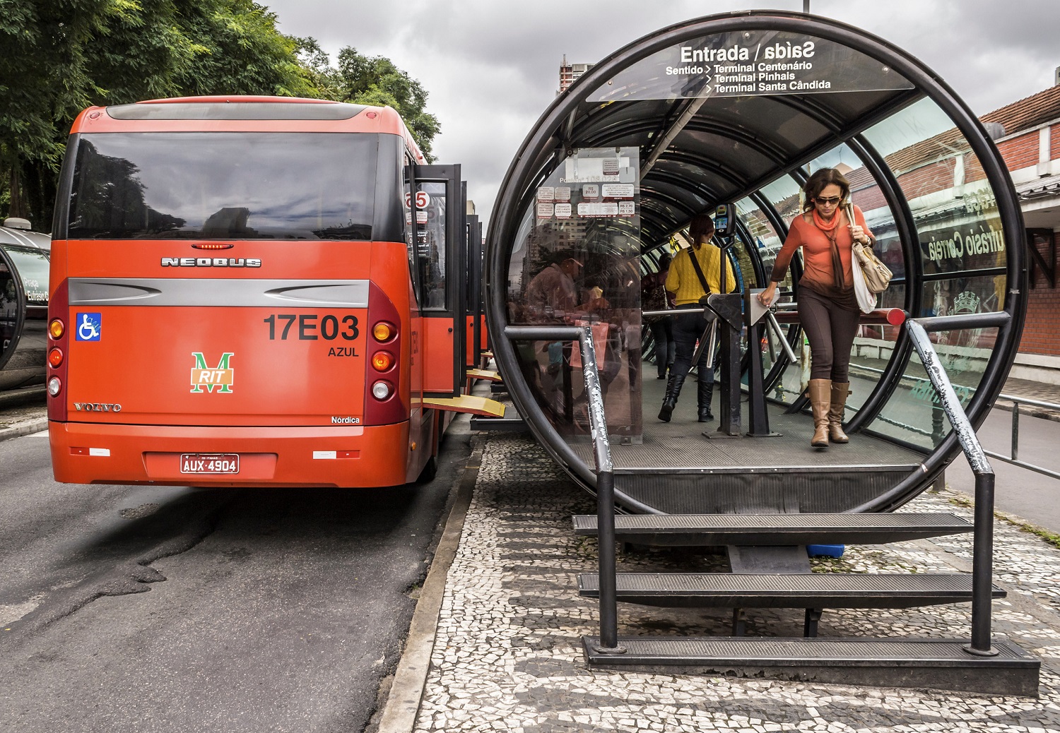 Curitiba Brazil BRT System GoBRT